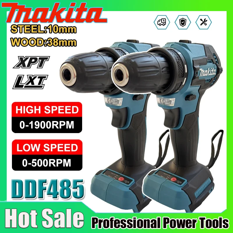 Brushless Cordless Electric Drill 18V - Makita DDF485 Perceuse à percussion compacte