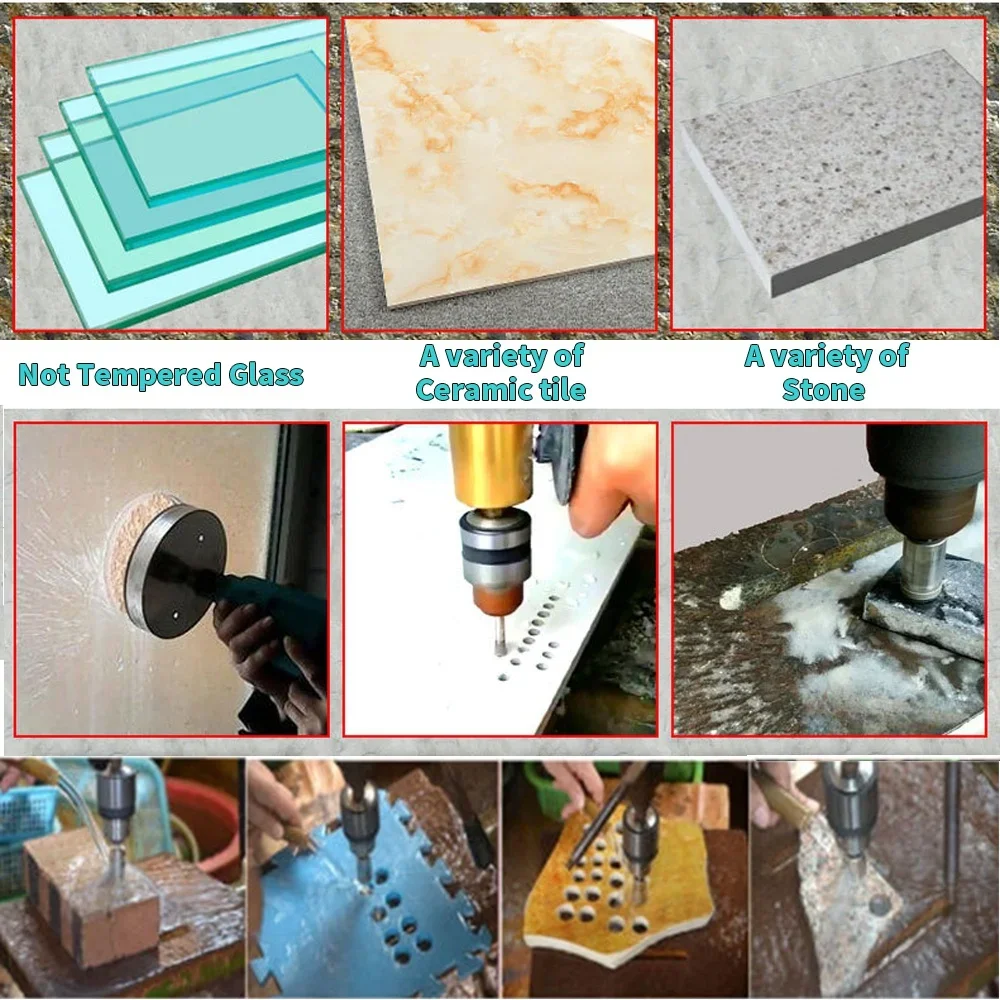 Jeu de forets diamantés 10 piè - Reciprocating Saw Attachment Drill avis et prix
