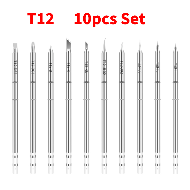 Lot de 10 pointes de fer à sou - Digital Soldering Station T12 avis et prix
