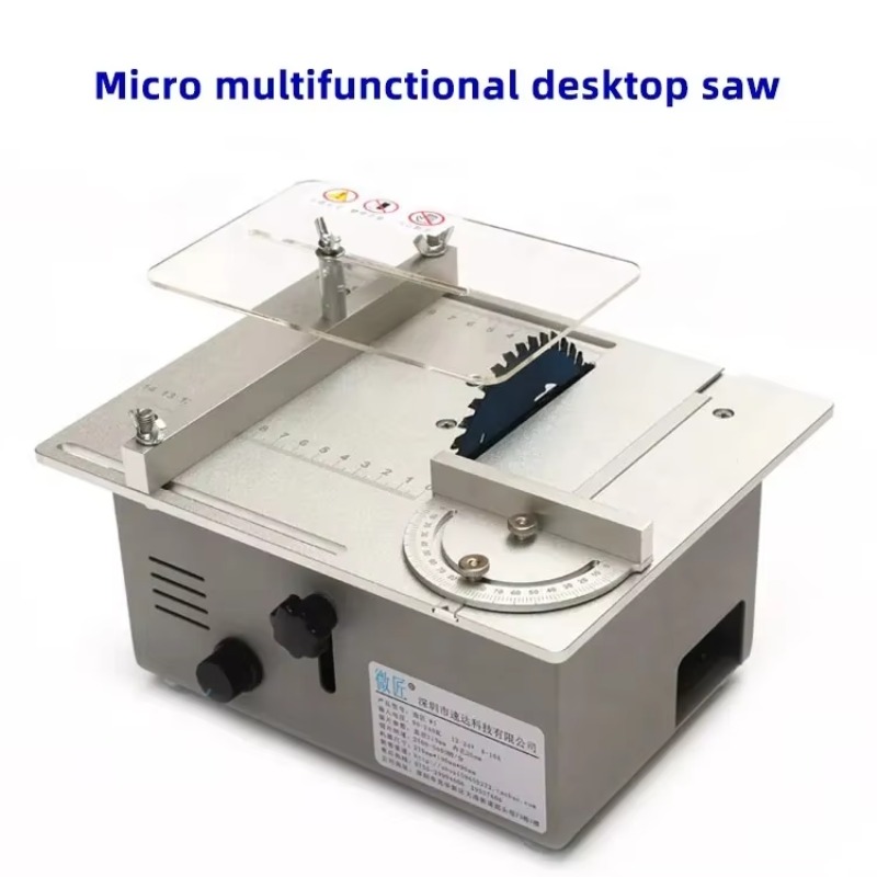 Mini scie de Table en aluminiu - Mini Table Saw For Woodworking avis et prix