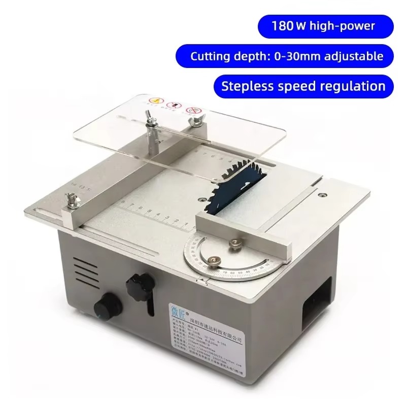 Mini scie de Table en aluminiu - Mini Table Saw For Woodworking avis et prix