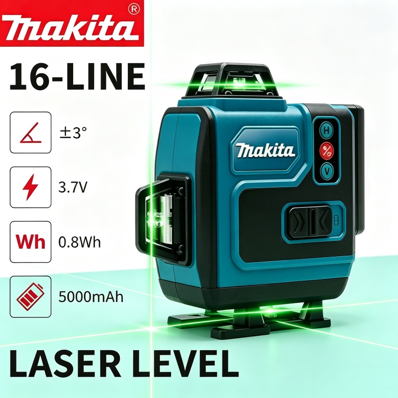 Batterie Makita 40V 5.0Ah Max, - Laser Level 16 Lines 4D Green avis et prix