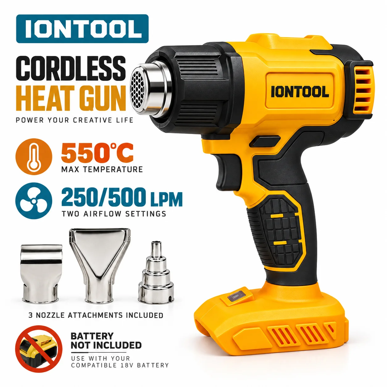 Pistolet thermique sans fil et - Cordless Heat Gun For Shrink Tubing avis et prix